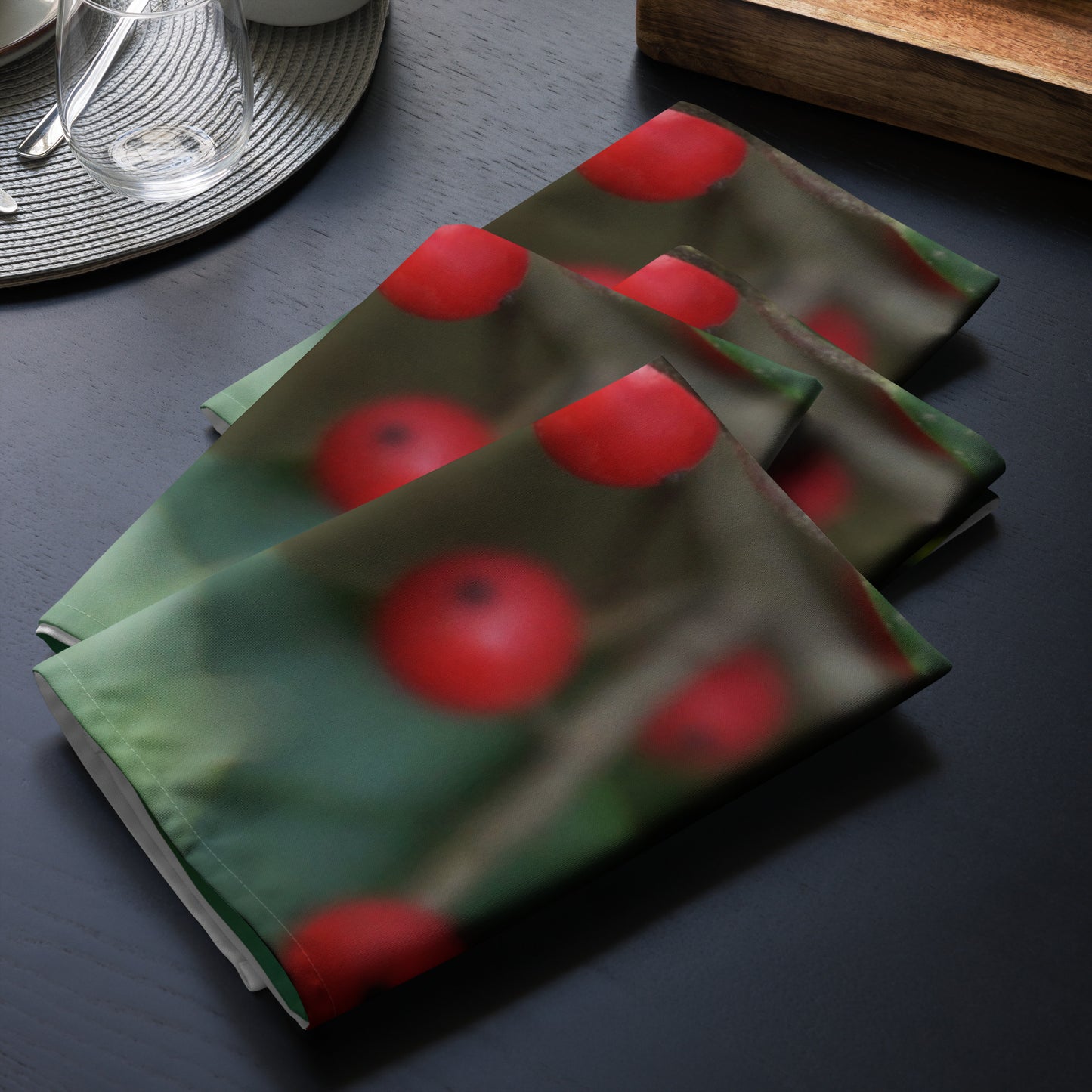 Holly Berries Cloth napkin set