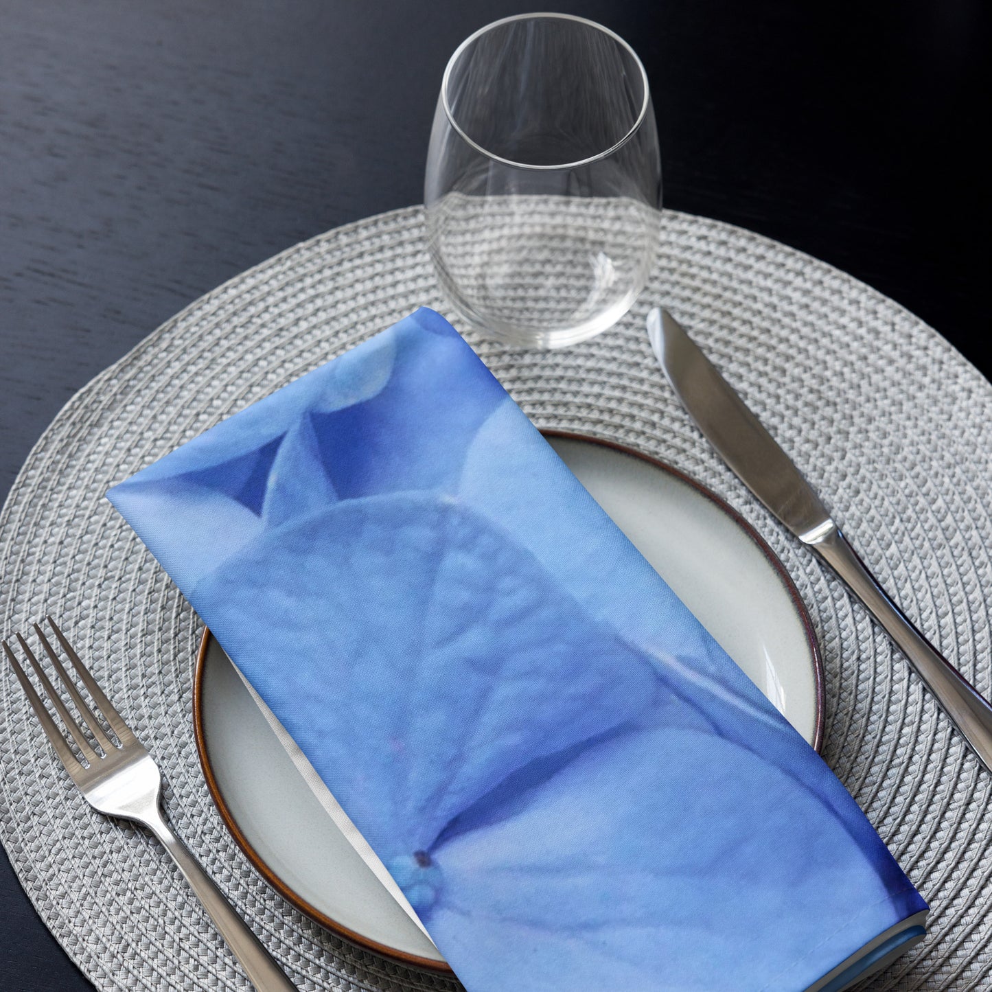 Blue Hydrangea Cloth napkin set