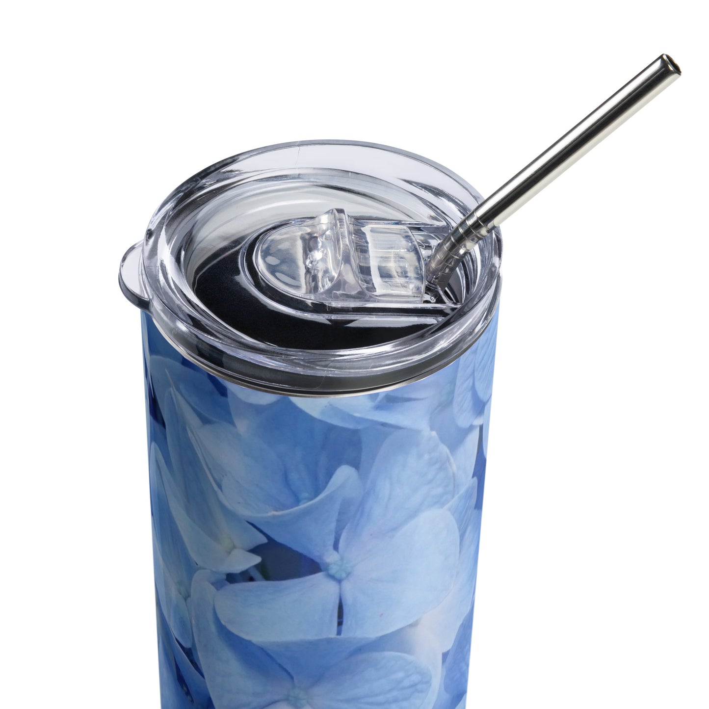 Blue Hydrangea Stainless steel tumbler