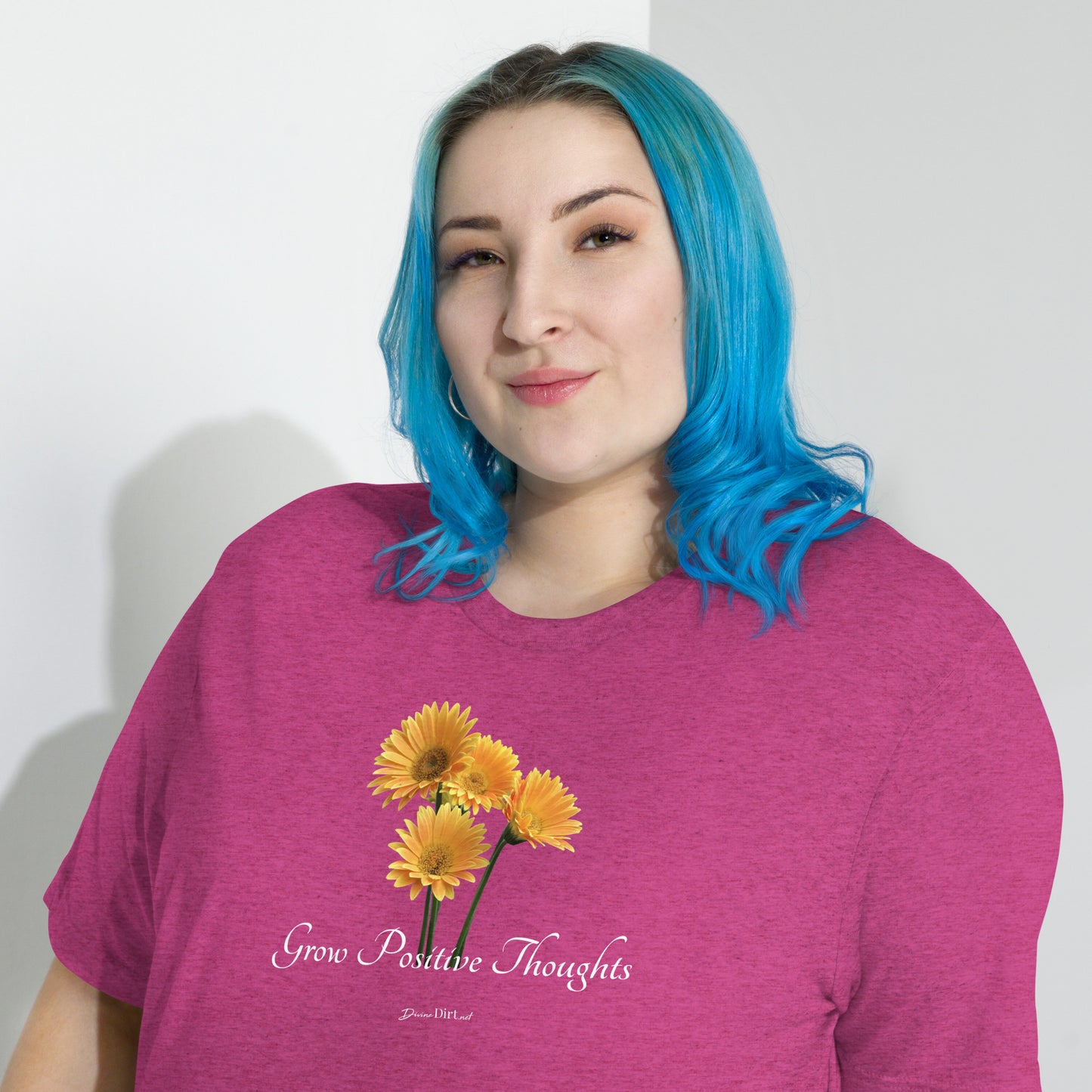 Grow Positive Thoughts-Tri Blend t-shirt
