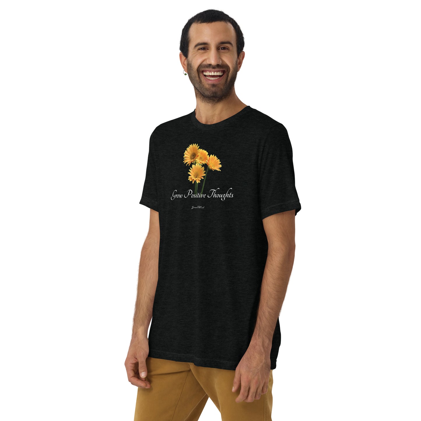Grow Positive Thoughts-Tri Blend t-shirt