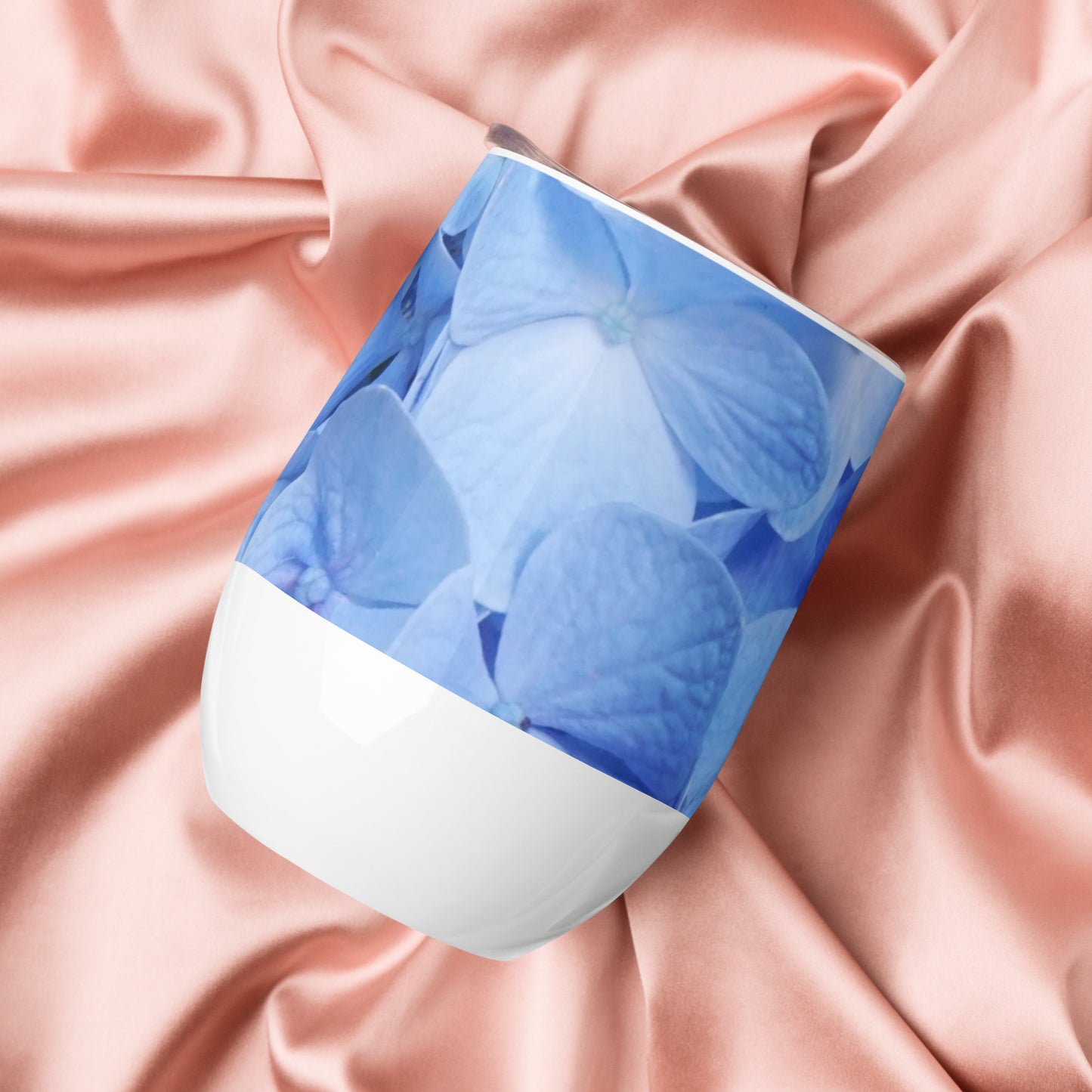 Blue Hydrangea Wine tumbler