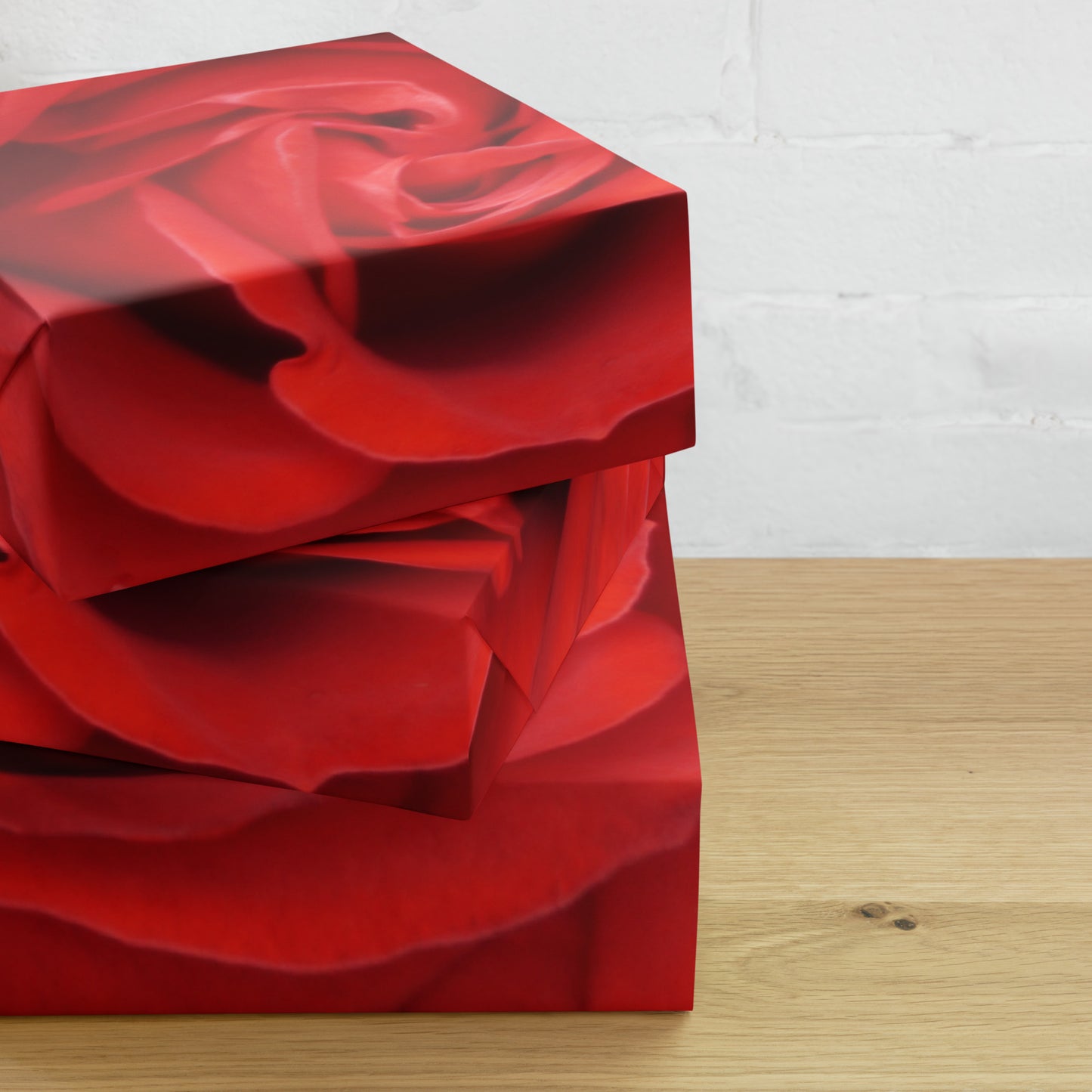 Red Rose Wrapping paper sheets