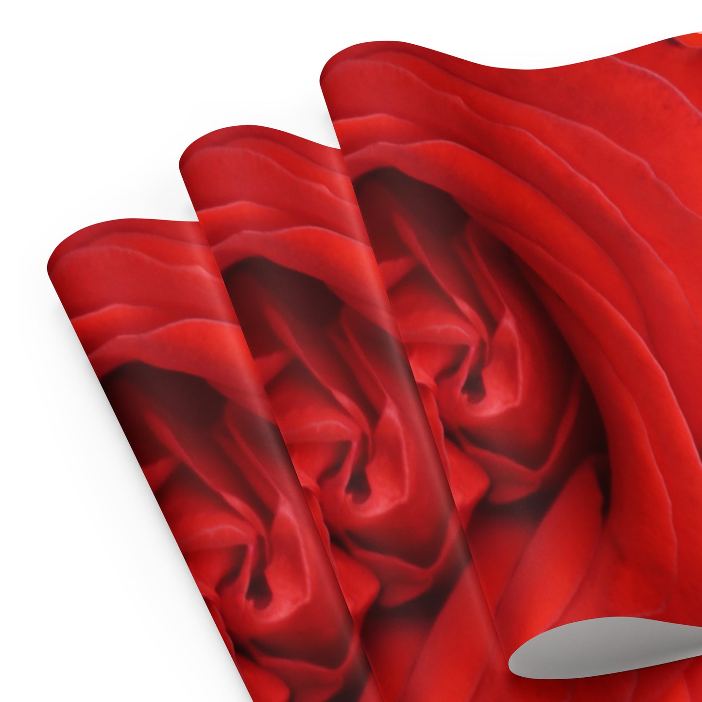 Red Rose Wrapping paper sheets