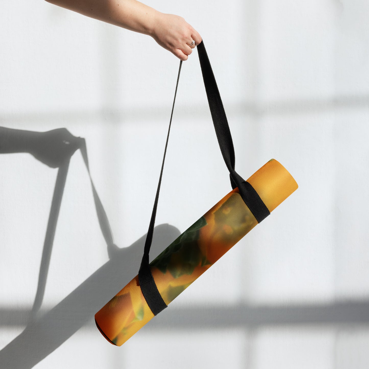 Orange Star Yoga mat