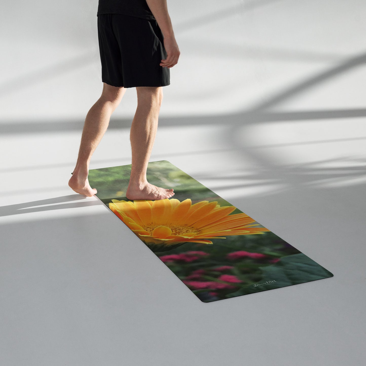 Gerbera Daisy Yoga mat