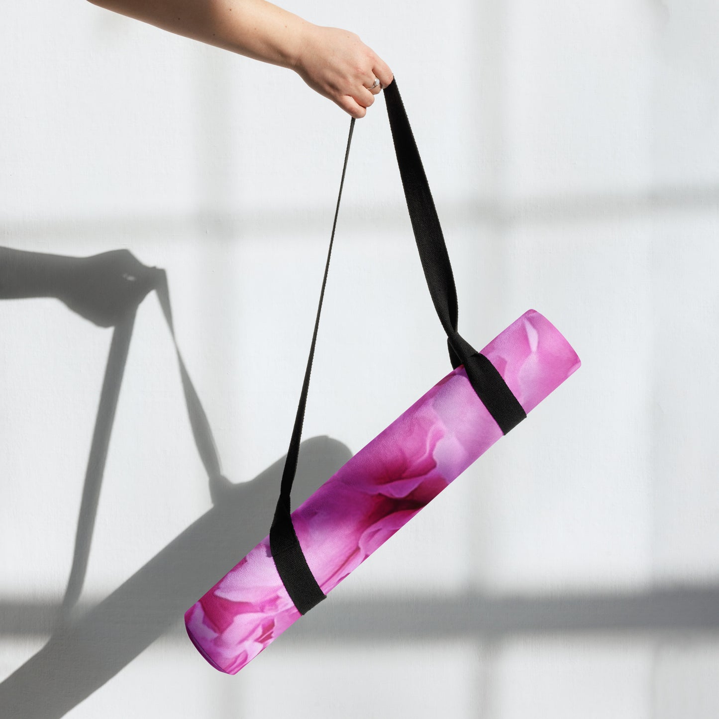 Pink Carnations Yoga mat