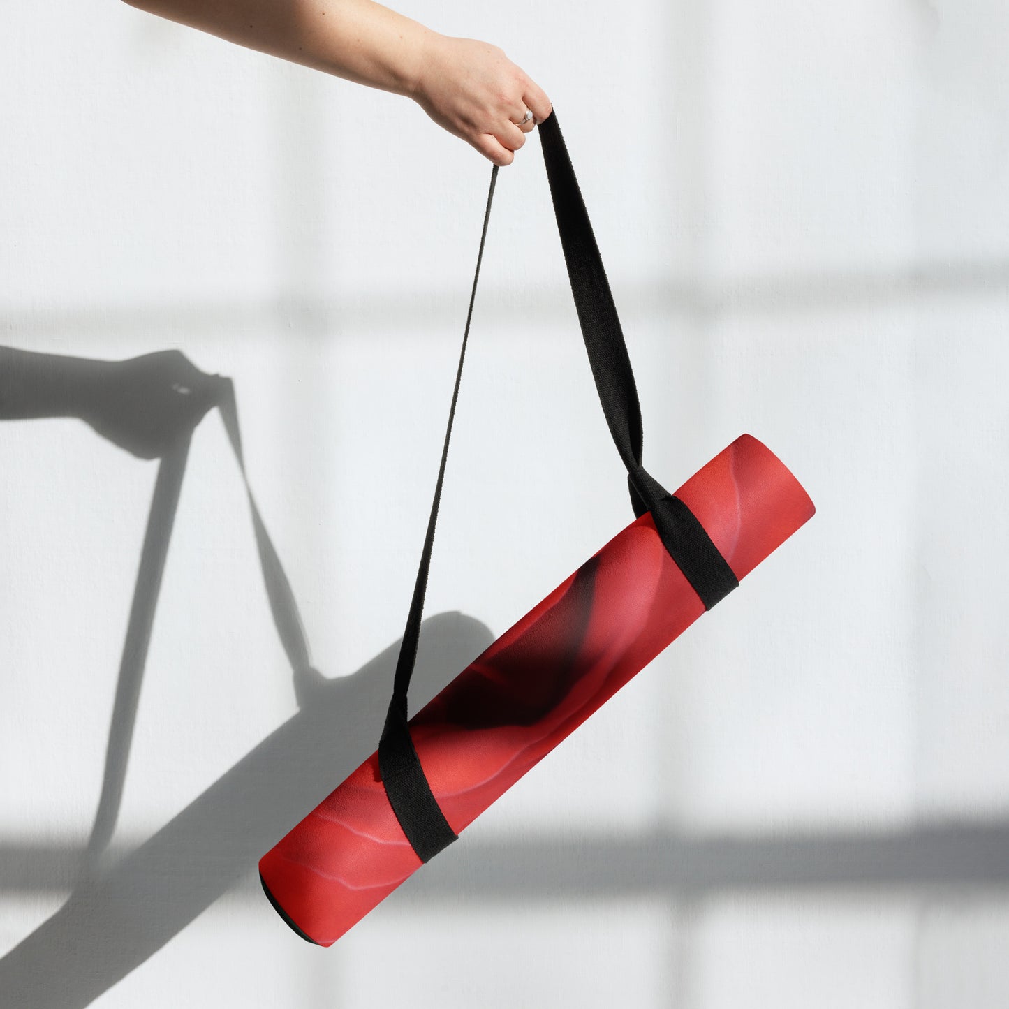 Red Rose Yoga mat
