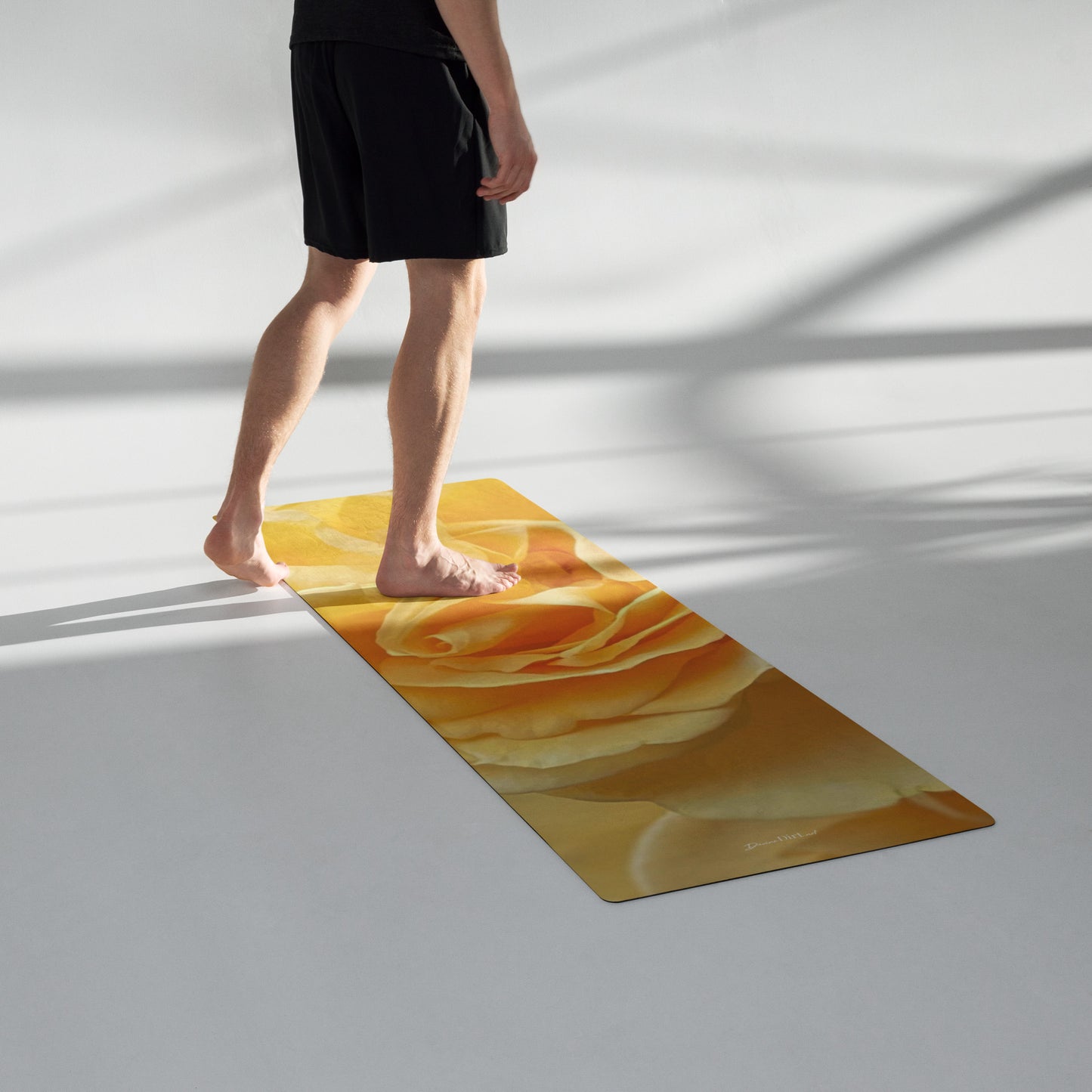 Yellow Rose Yoga mat