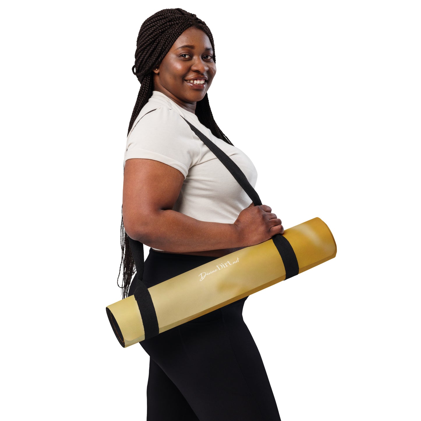 Yellow Rose Yoga mat