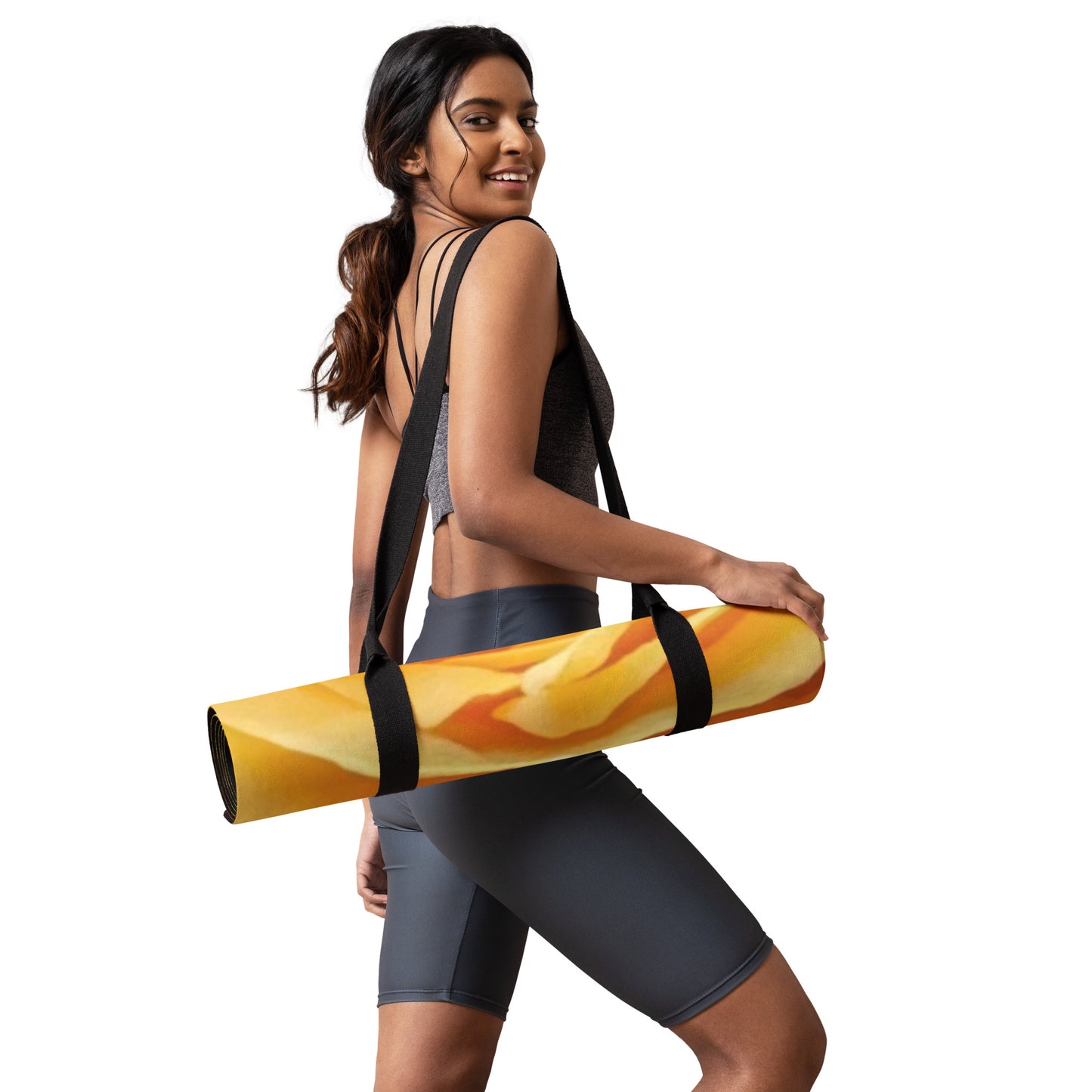 Yellow Rose Yoga mat