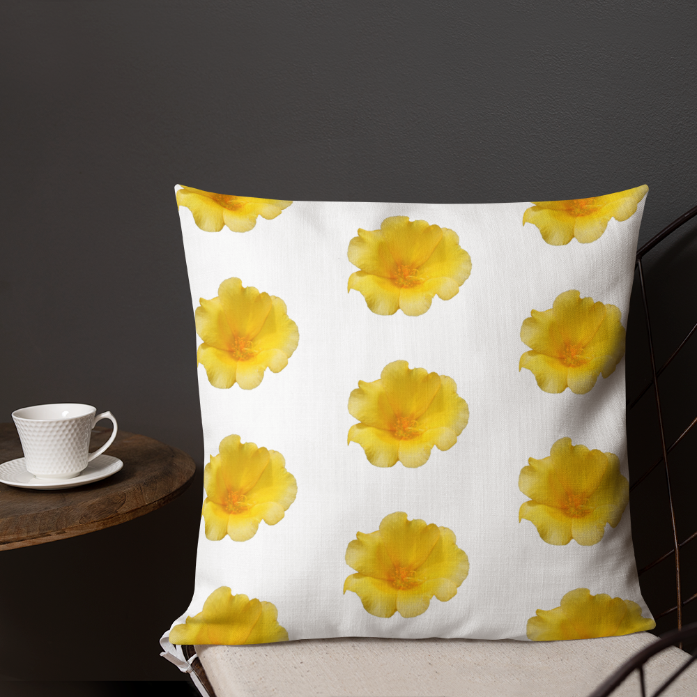 Yellow Portulaca Pattern