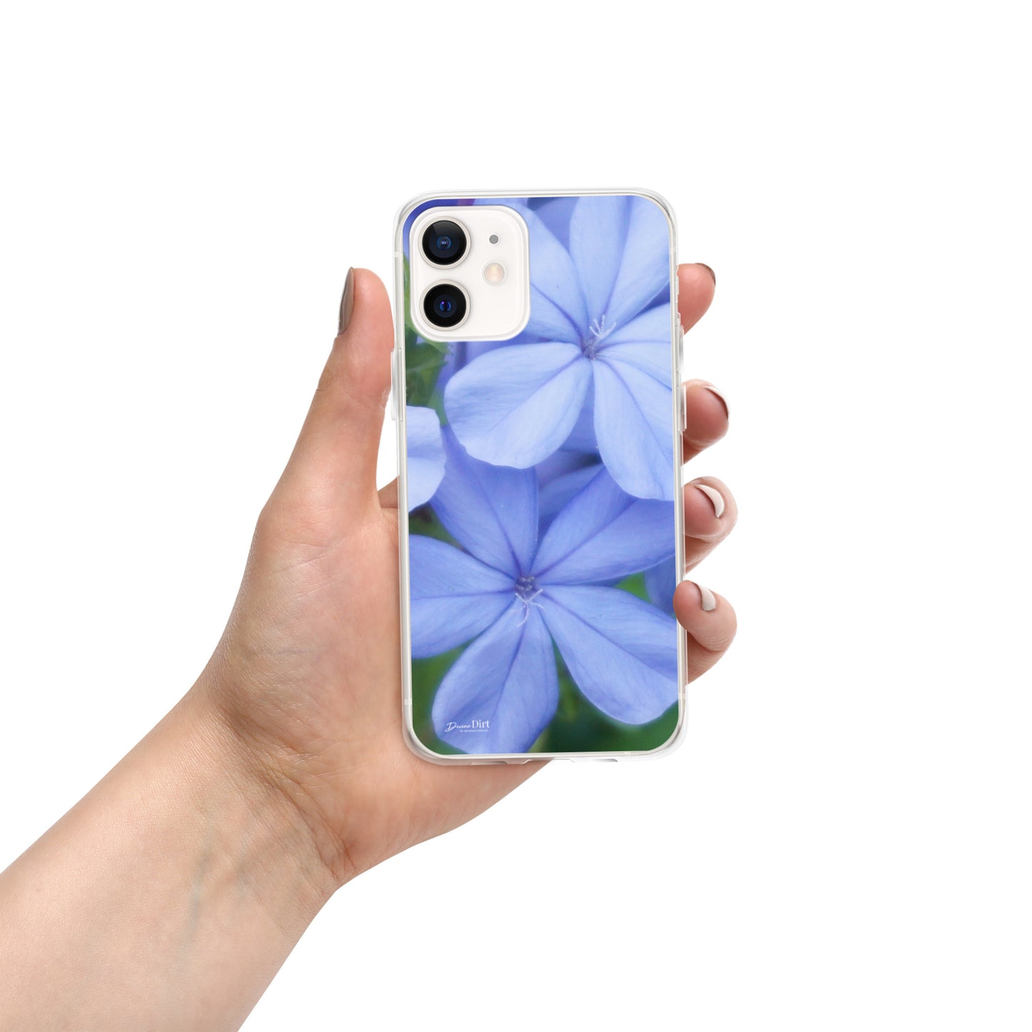 Blue Plumbago iPhone Case