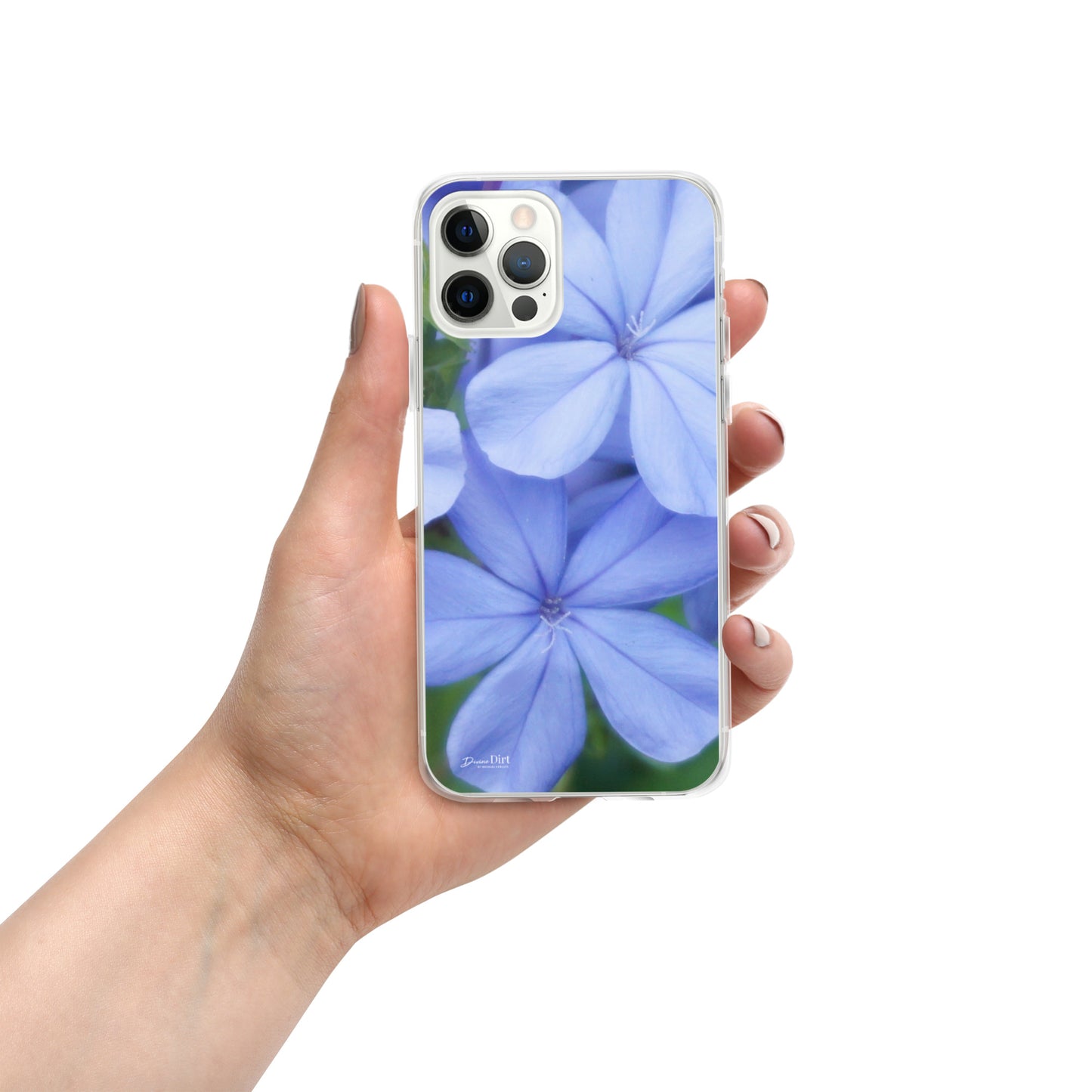 Blue Plumbago iPhone Case