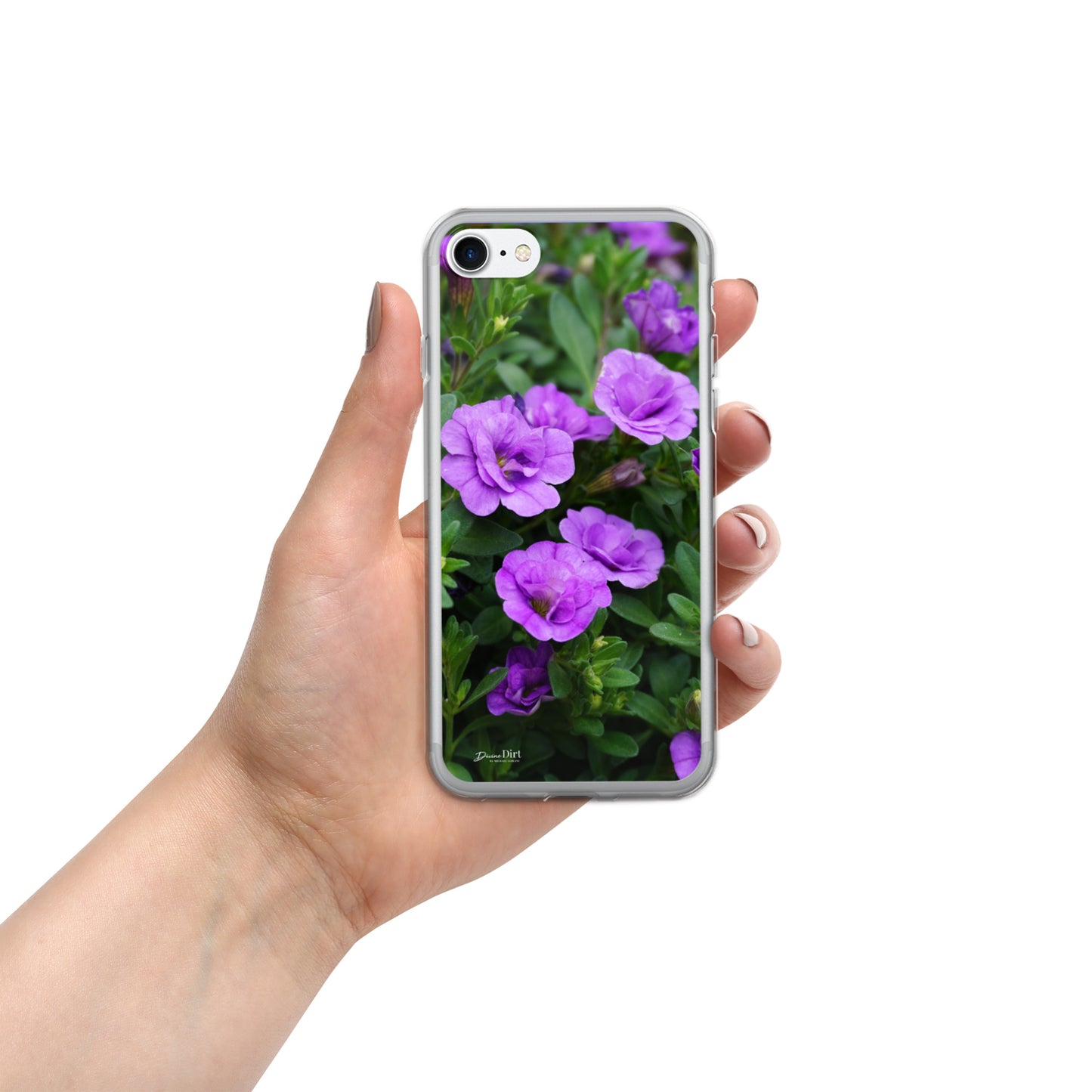 Purple Petunias iPhone Case