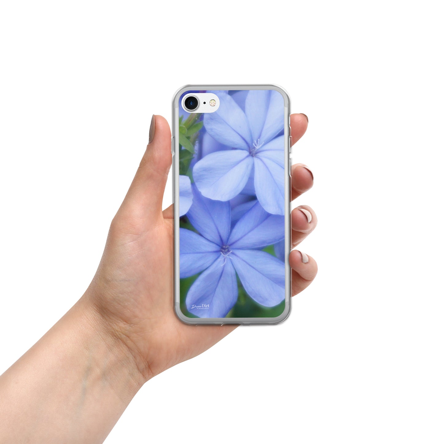 Blue Plumbago iPhone Case