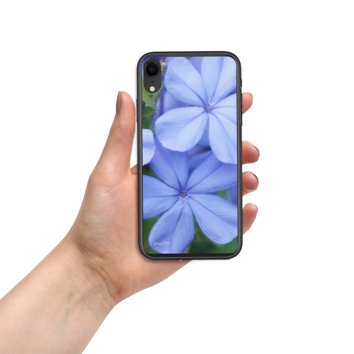 Blue Plumbago iPhone Case