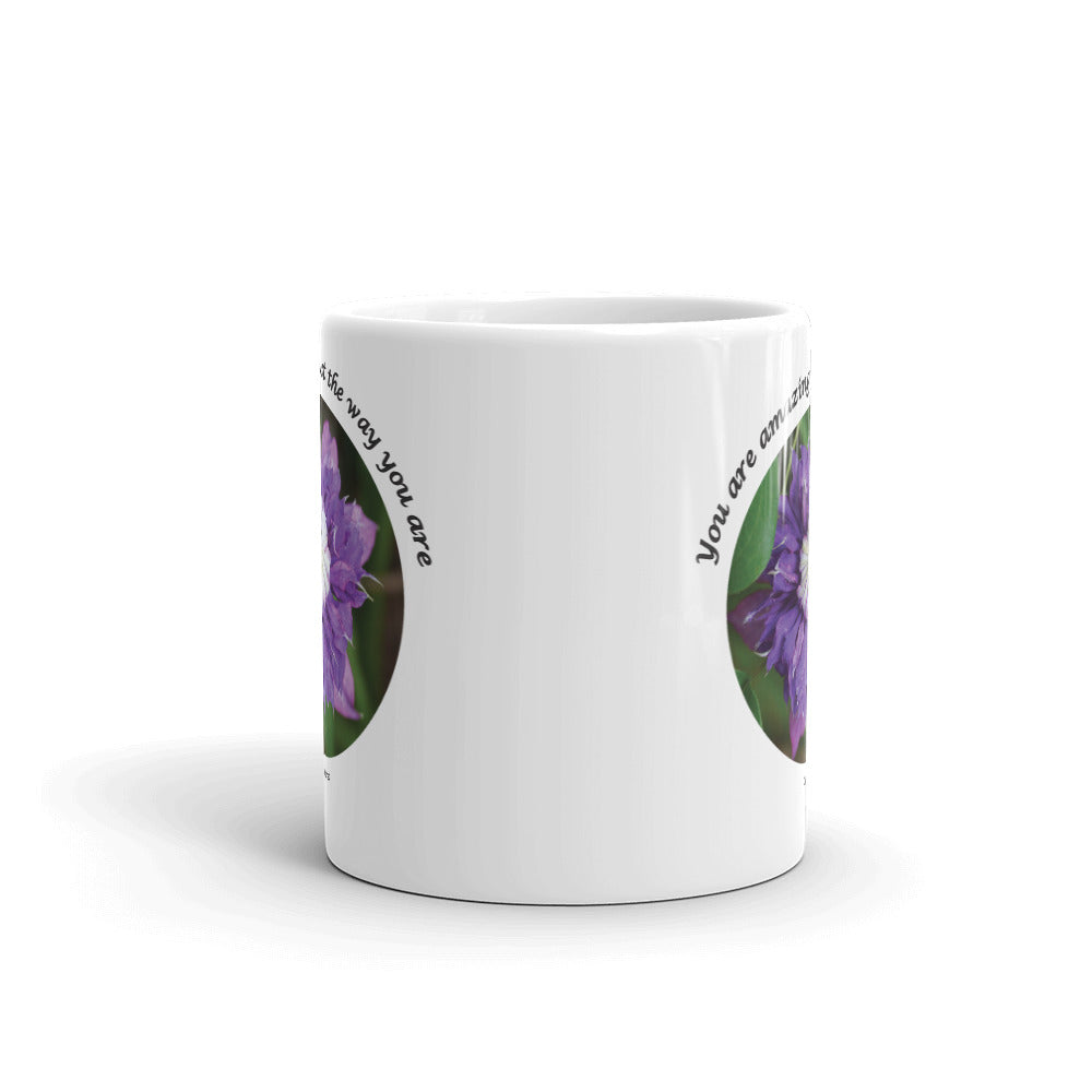 You are amazing just the way you are_purple Clematis