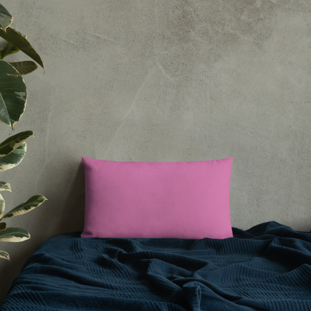 Nun's Cap Premium Pillow with Pink Back
