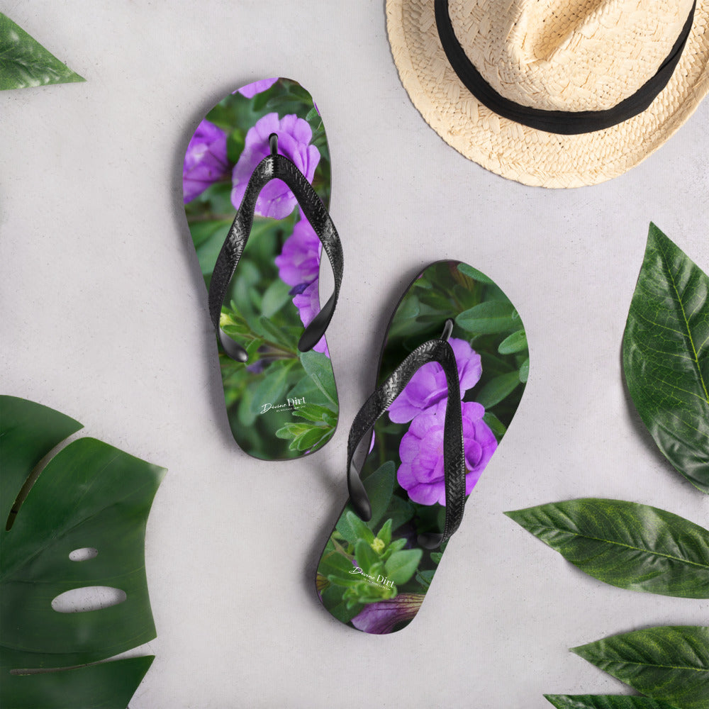 Purple Petunias Flip-Flops 'Abundance'