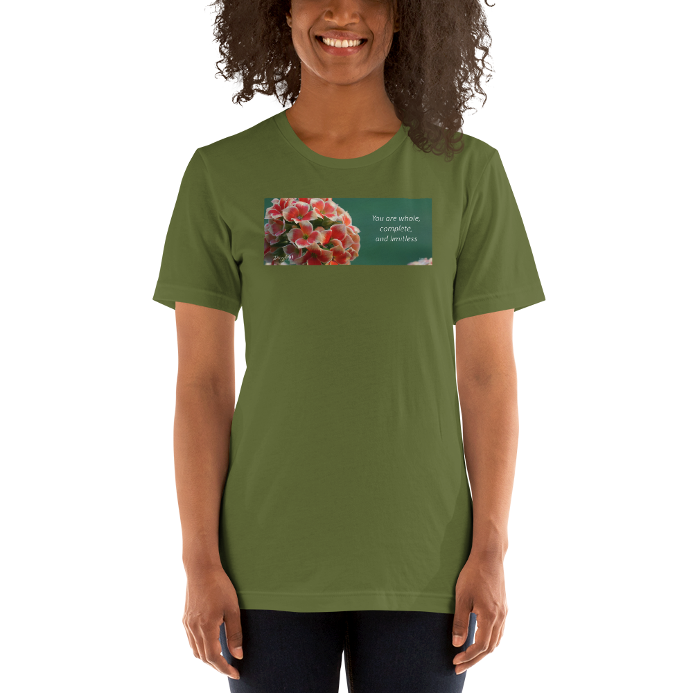 "You are whole, complete and limitless" Kalanchoe. Short-Sleeve T-Shirt