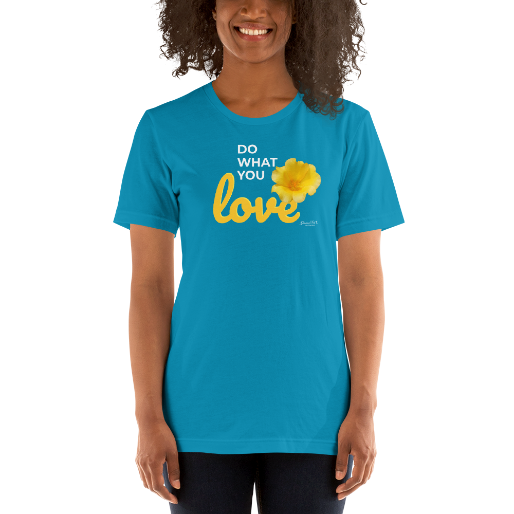 Do What You Love_Yellow Portulaca_darker colors