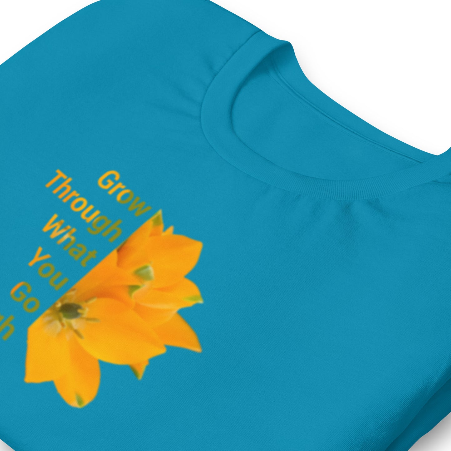 'Grow Through What You Go Through' Unisex t-shirt