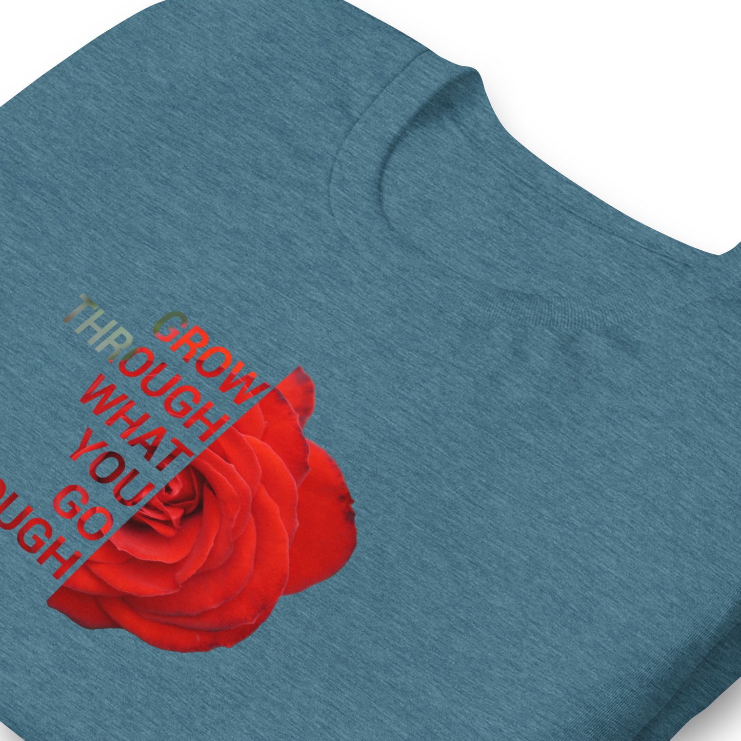 'Grow through what you go through' Unisex t-shirt