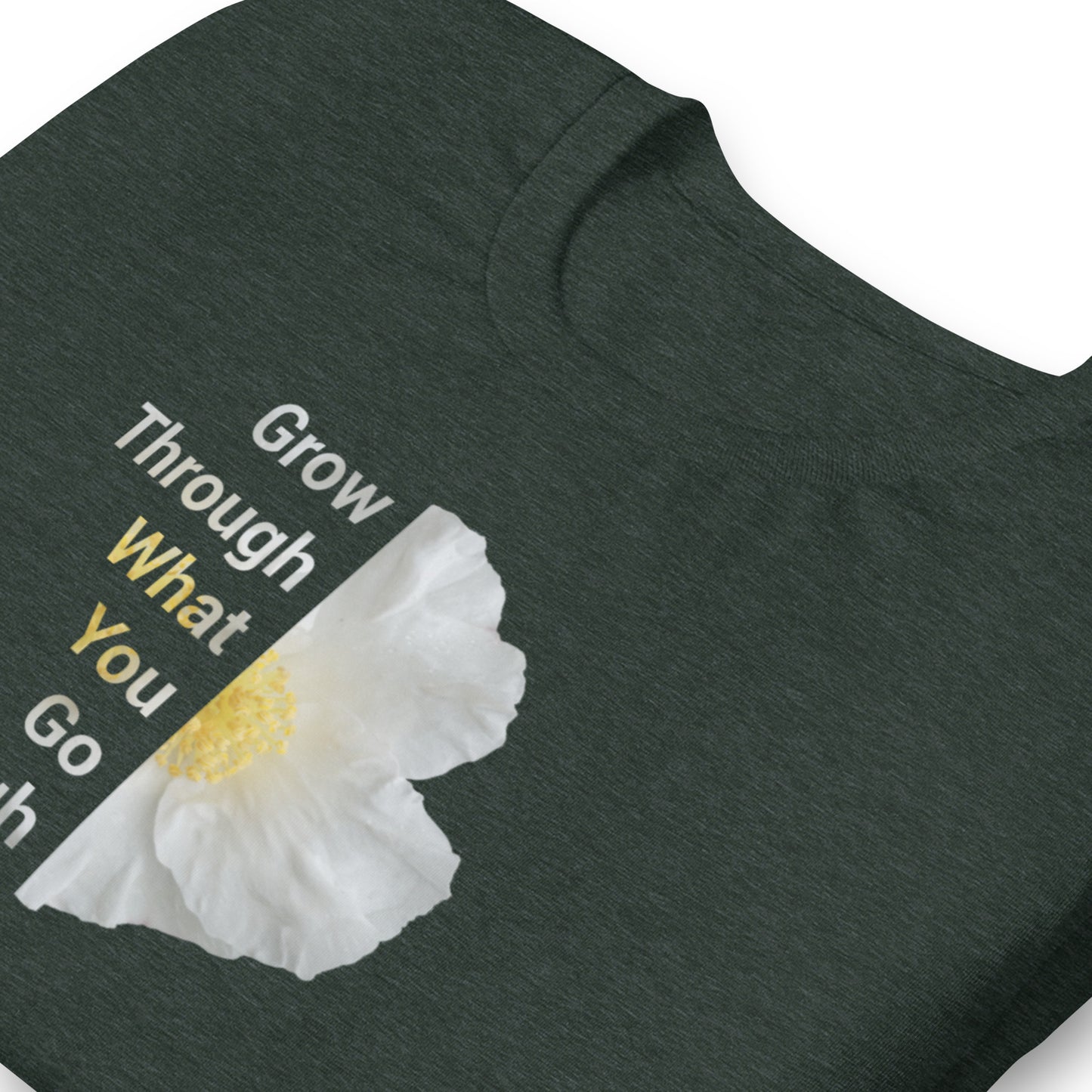 'Grow Through What You Go Through' Unisex t-shirt