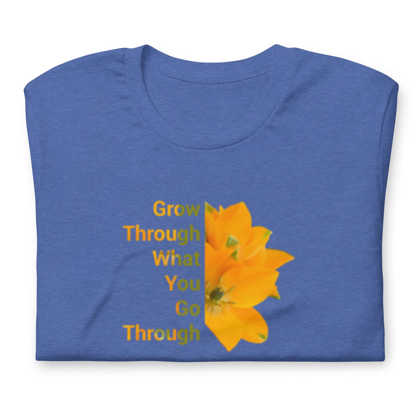 'Grow Through What You Go Through' Unisex t-shirt