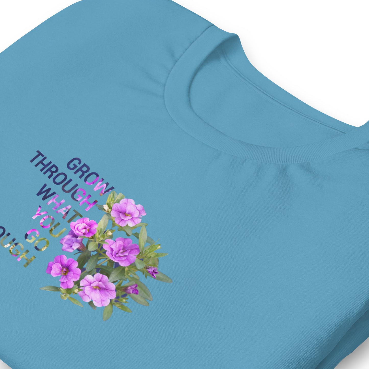 'Grow through what you go through' Unisex t-shirt