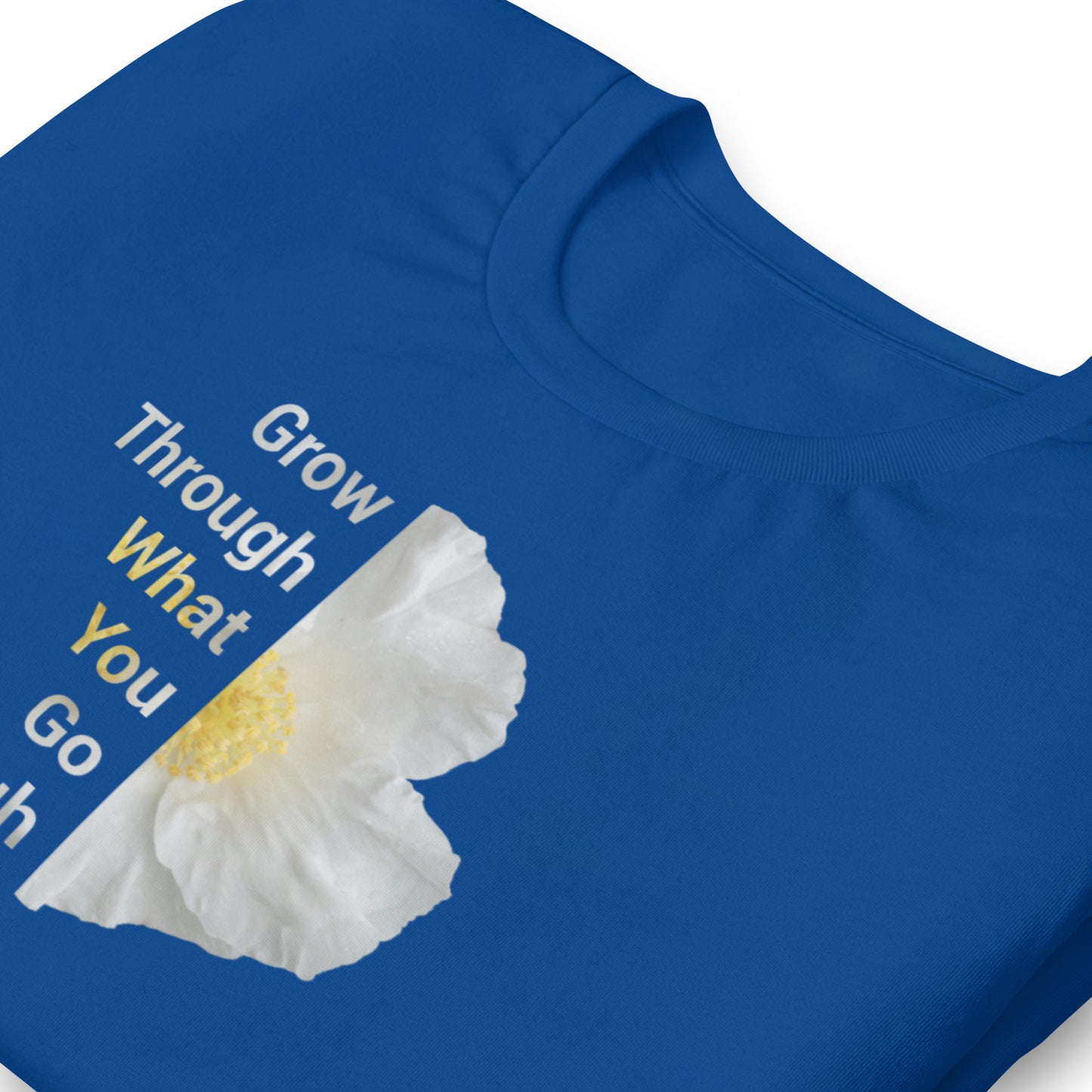 'Grow Through What You Go Through' Unisex t-shirt