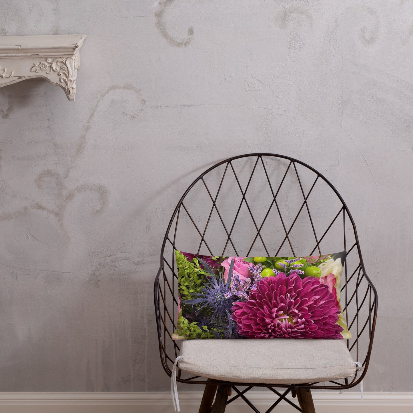 Floral Bouquet Premium Pillow