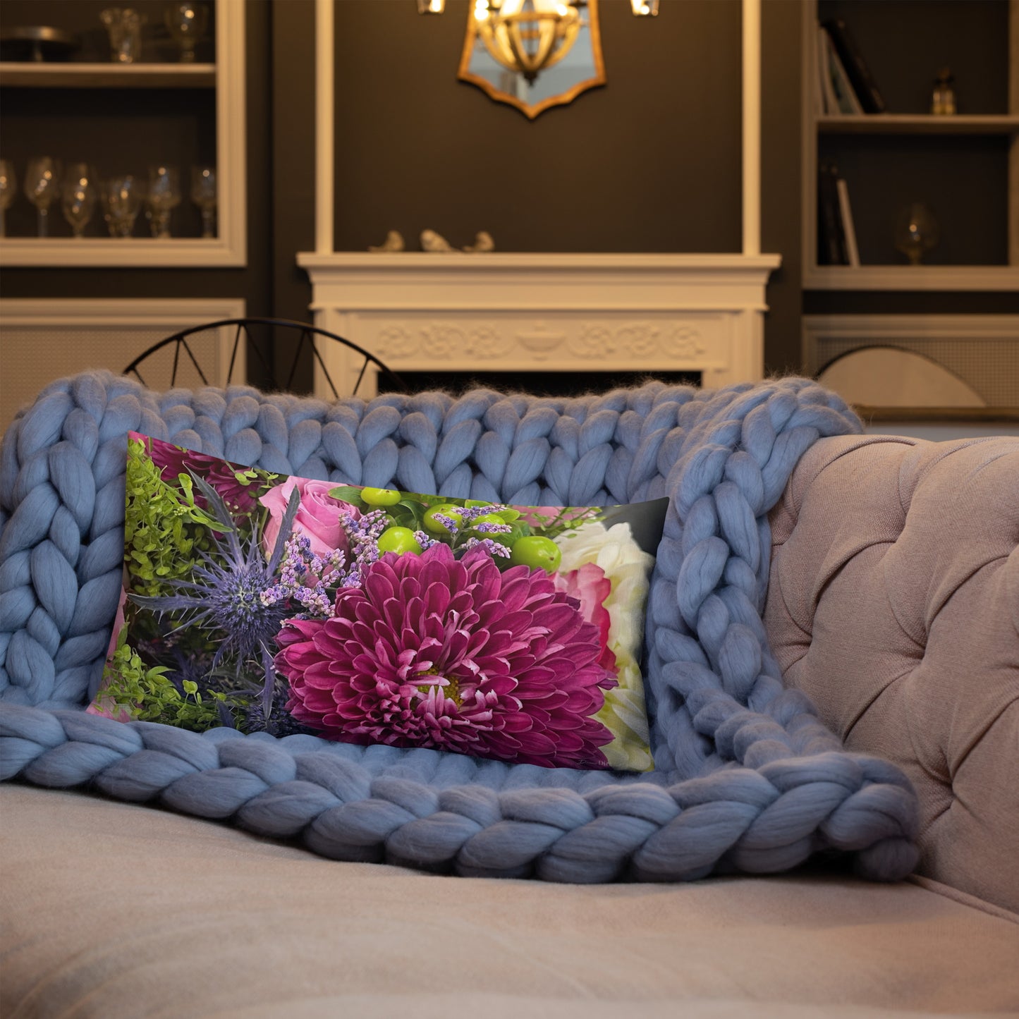 Floral Bouquet Premium Pillow