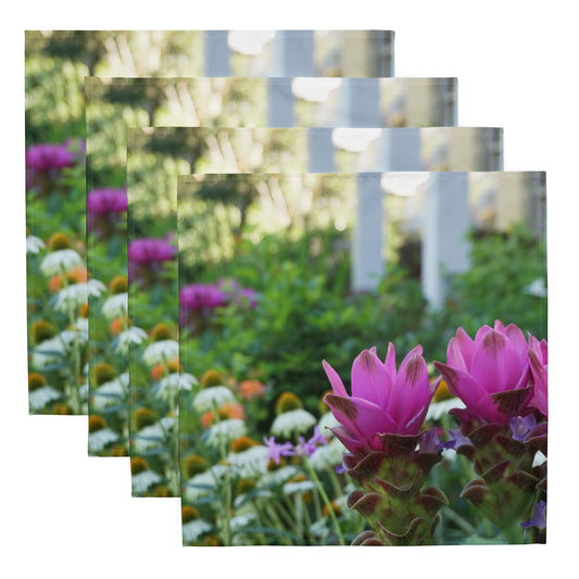 Siam Tulips Cloth napkin set