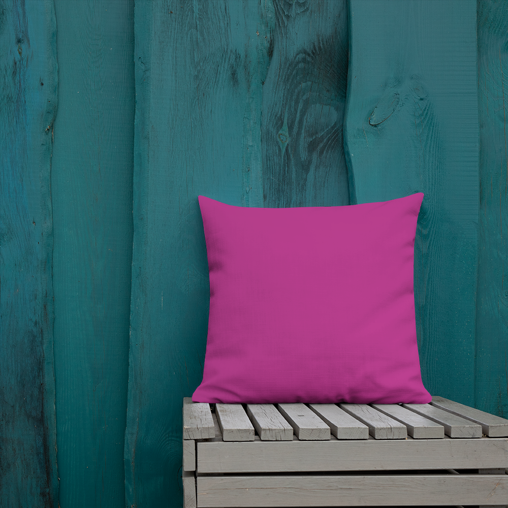 Pink Carnations Premium Pillow 18x18