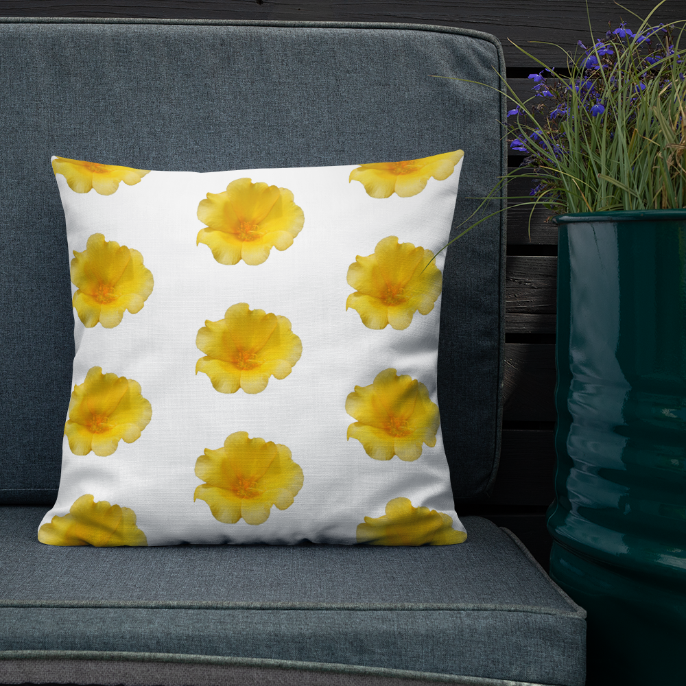 Yellow Portulaca Pattern