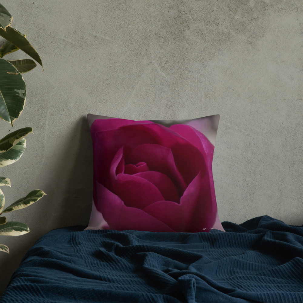 Pink Tulip Magnolia Premium Pillow