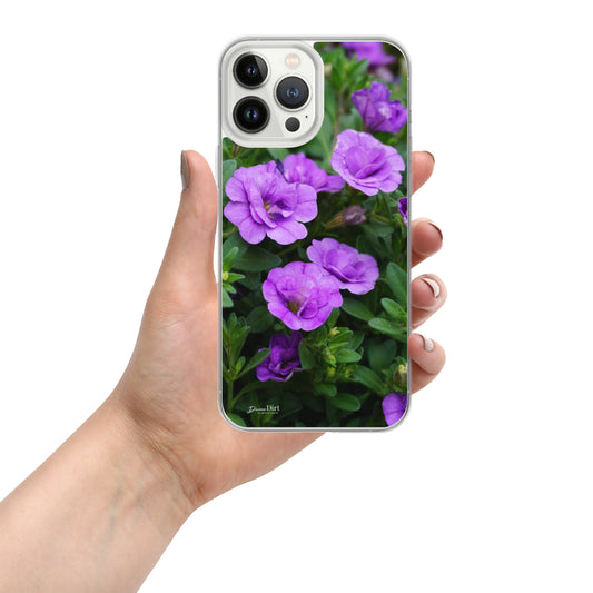 Purple Petunias iPhone Case