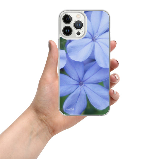 Blue Plumbago iPhone Case