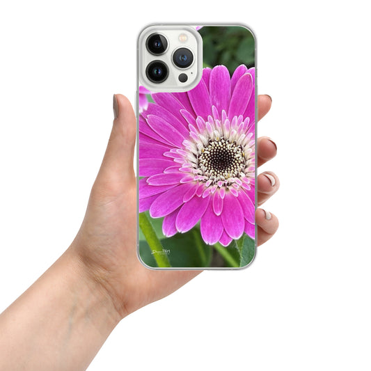 Hot Pink Gerbera Daisy iPhone Case