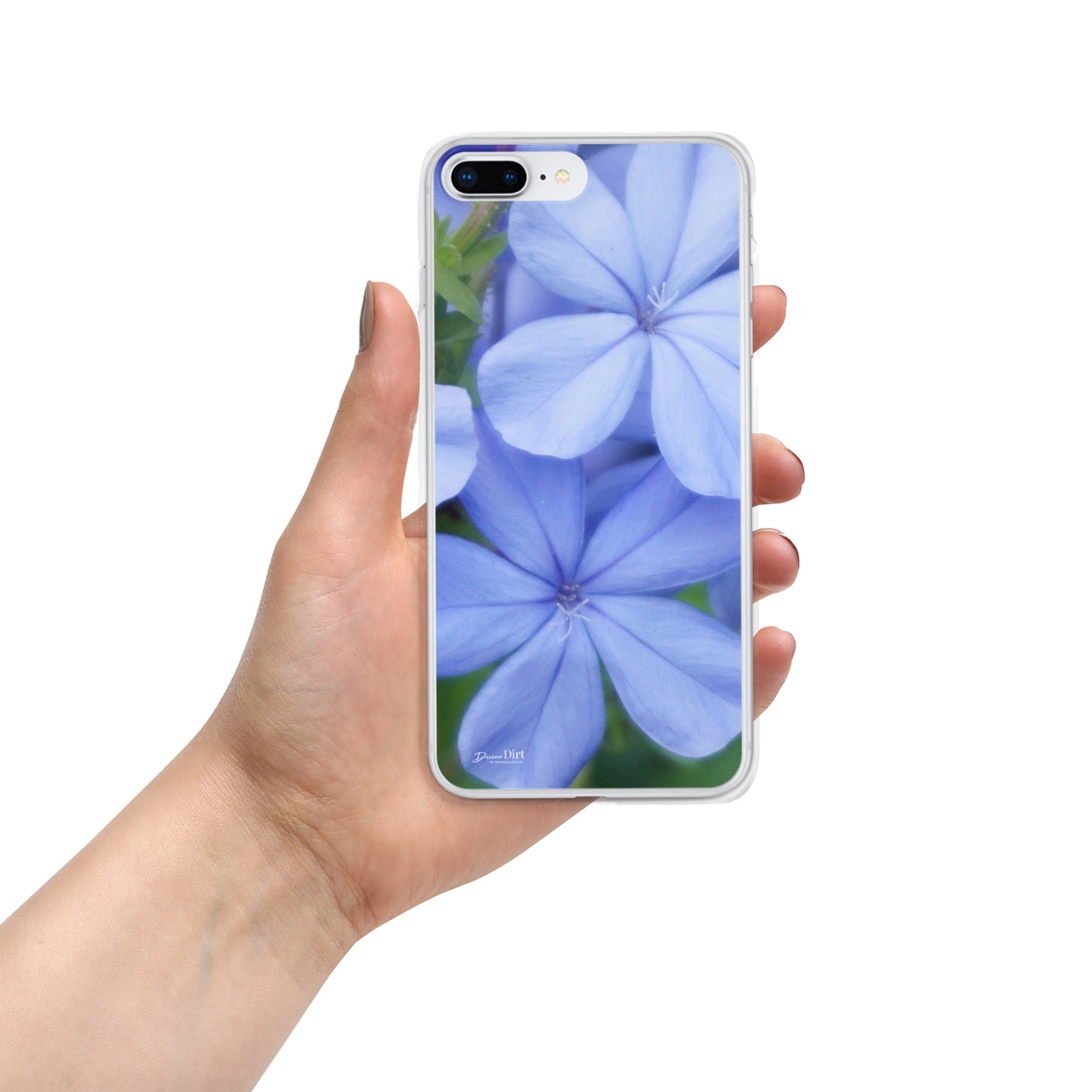 Blue Plumbago iPhone Case
