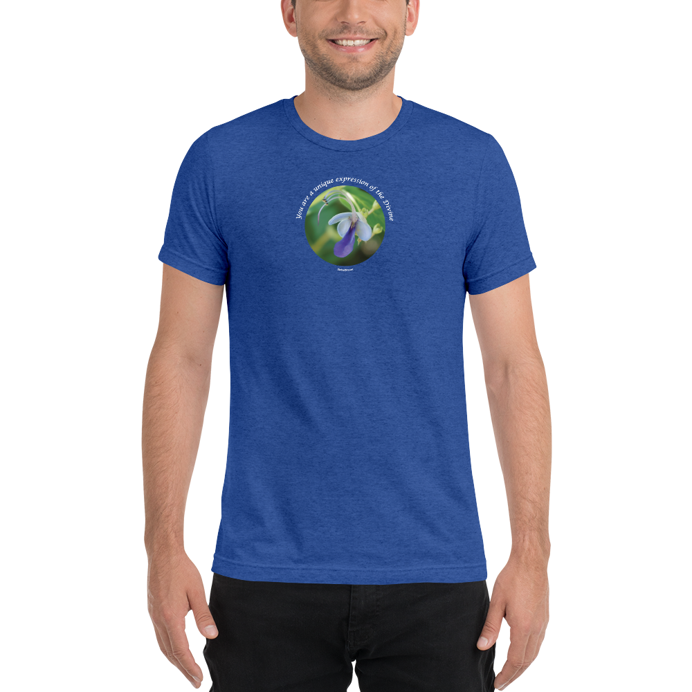 You are a unique expression of the Divine_Unisex Tri-Blend T-Shirt | Bella + Canvas 3413