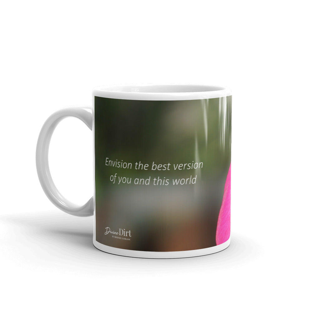 Pink Geranium  "Envision the best version of you and this world"