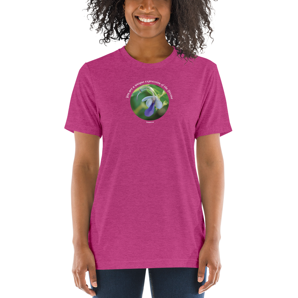 You are a unique expression of the Divine_Unisex Tri-Blend T-Shirt | Bella + Canvas 3413