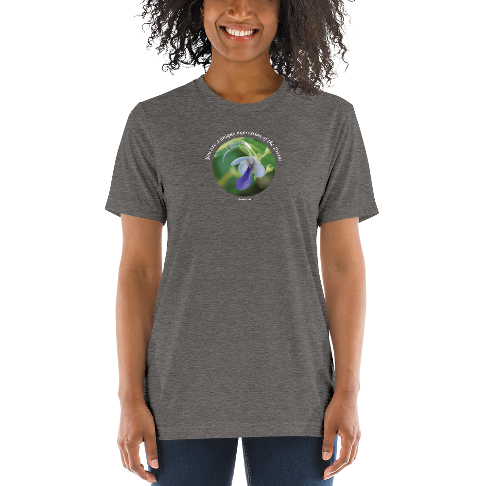 You are a unique expression of the Divine_Unisex Tri-Blend T-Shirt | Bella + Canvas 3413