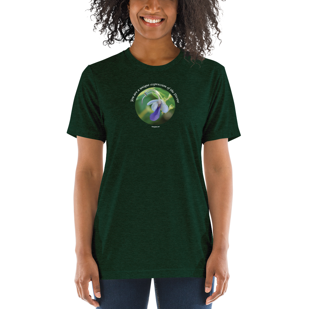 You are a unique expression of the Divine_Unisex Tri-Blend T-Shirt | Bella + Canvas 3413