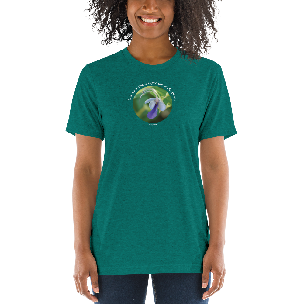 You are a unique expression of the Divine_Unisex Tri-Blend T-Shirt | Bella + Canvas 3413