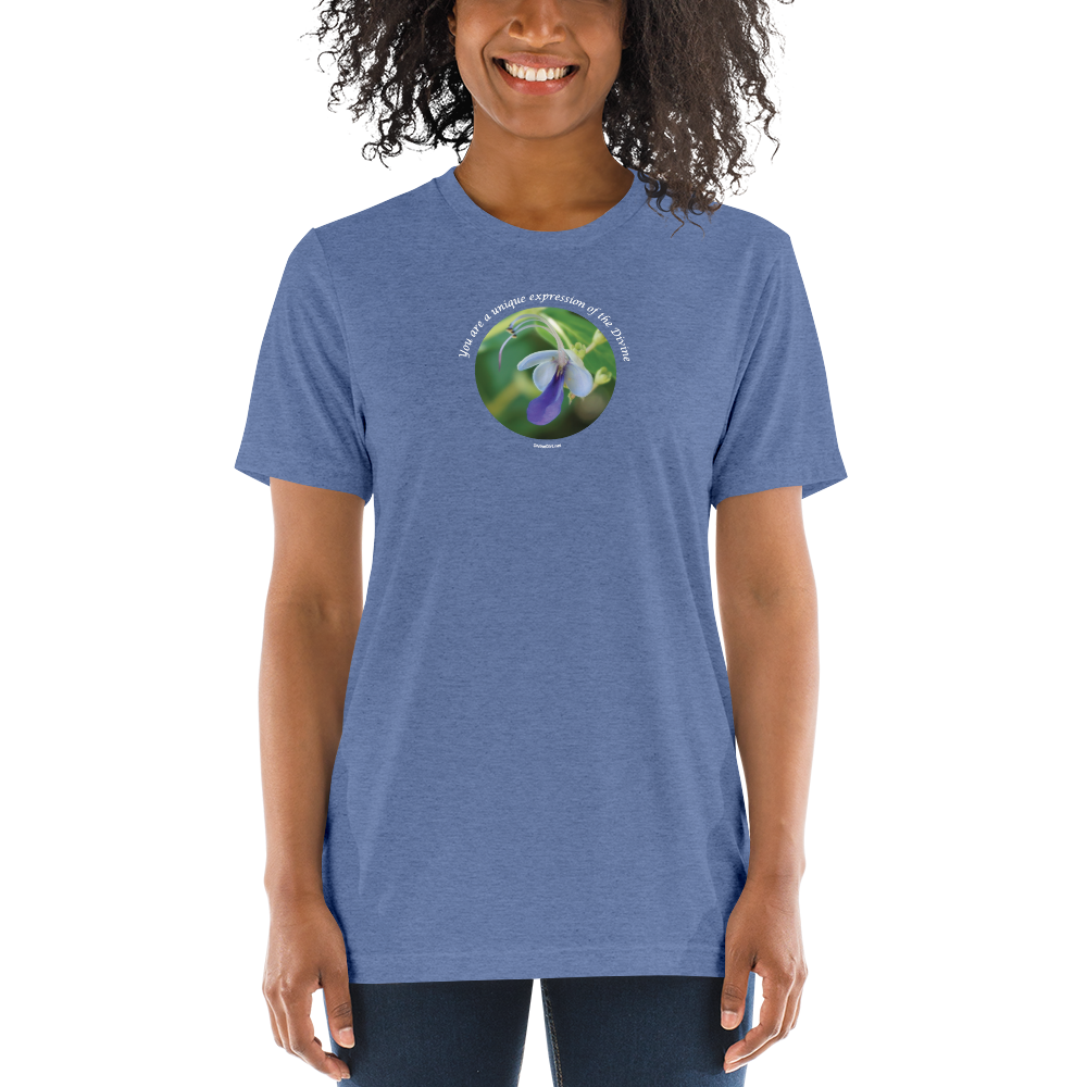 You are a unique expression of the Divine_Unisex Tri-Blend T-Shirt | Bella + Canvas 3413