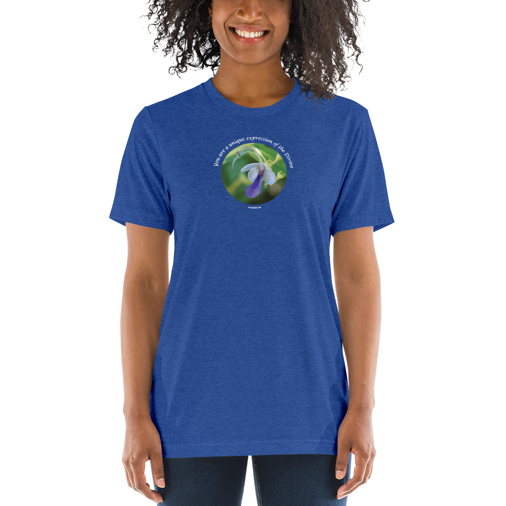 You are a unique expression of the Divine_Unisex Tri-Blend T-Shirt | Bella + Canvas 3413